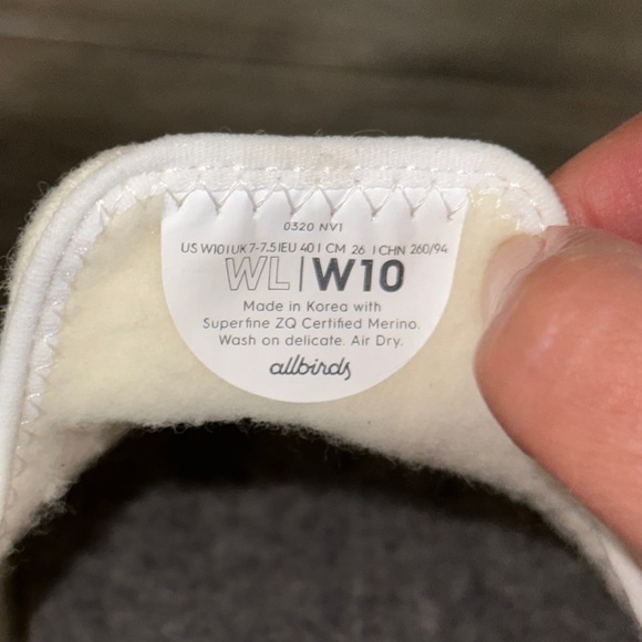 Allbirds Wool Loungers Limited Edition Natural White NWOT - Picture 7 of 12